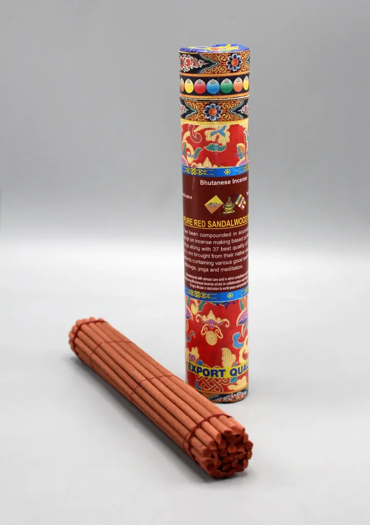 Kadzidło Pure Red Sandalwood Bhutanese – głęboki aromat czerwonego drzewa sandałowego